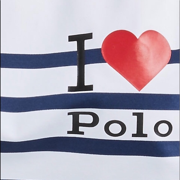RALPH LAUREN I❤️POLO Cute Nautical Swimsuit XL NEW - Picture 5 of 11